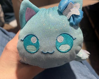 Aphmau Meemeows - Sparkle Mermaid Cat - 6" Plush Used