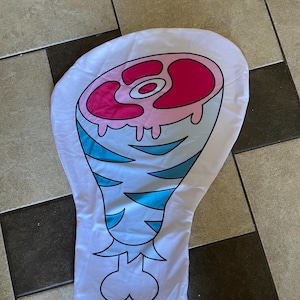 Plush Pastel Meat 60cm-24in Pillowcase