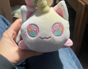 Aphmau Meemeows Caticorn Alicorn Cat Unicorn Pegasus Plush 6” Used