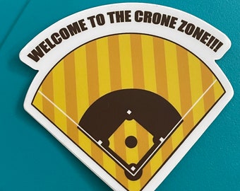Crone Zone Sticker San Diego Padres Sticker