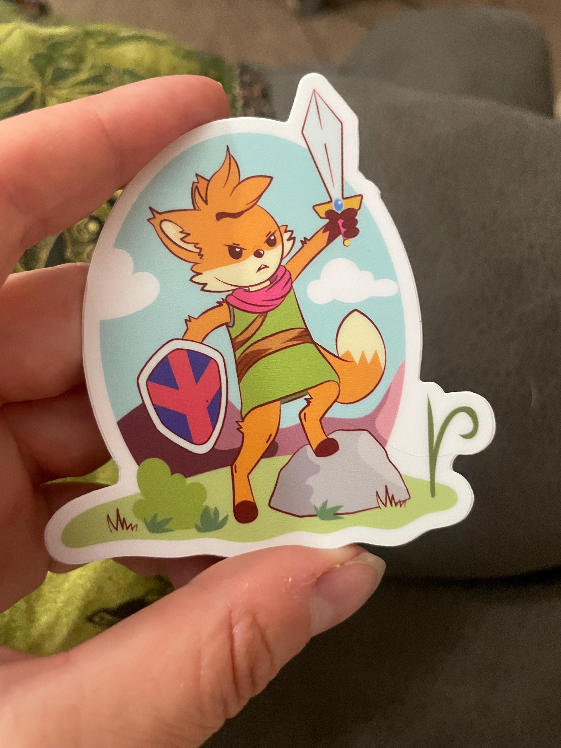 Tunic Sticker Tunic Fox Game Sticker - Etsy