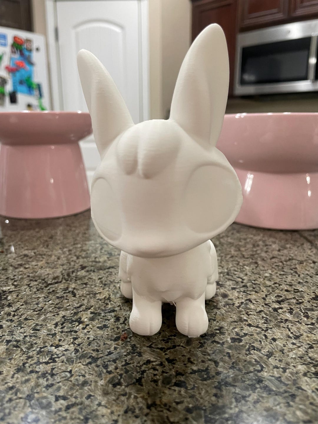 Chibi Rabbit Sculpture, 3D Printed Kawaii Figure - Etsy