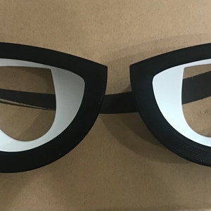 3D Printed (Grumpy) Follow Me Fursuit Eyes with lashes