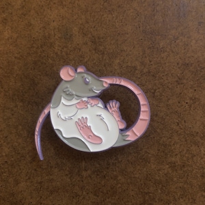 Rat Friend Enamel Pin