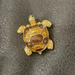 Vintage Anne Klien Turtle Brooch/Pin