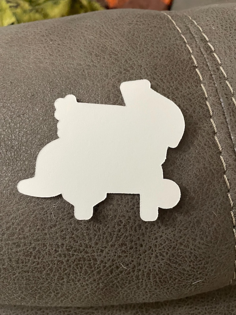 back of sticker is white