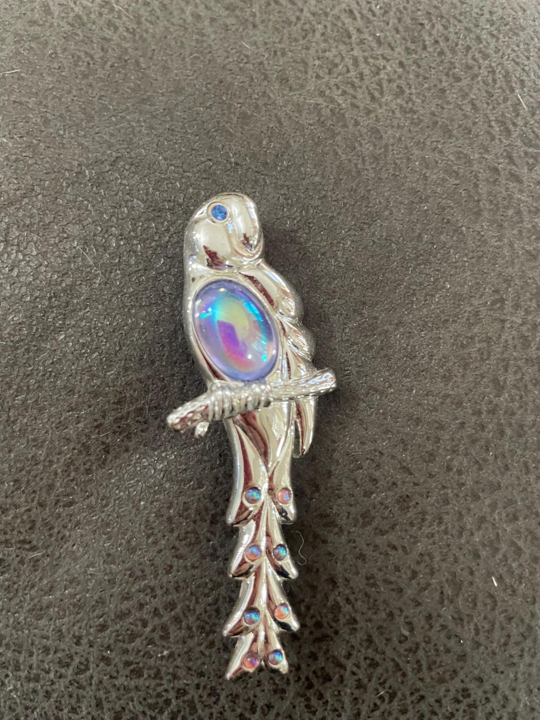 Vintage Monet Parrot Pin Brooch With Jelly Belly - Etsy