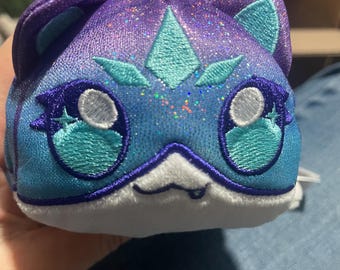 APHMAU MeeMeows Mystery Plush Elemental  Crystal Cat Collector Diamonds 6” USED