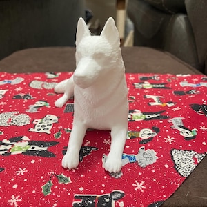3D Printed Husky Figure
