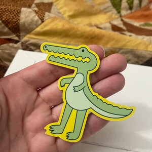Crocodile Friend Sticker