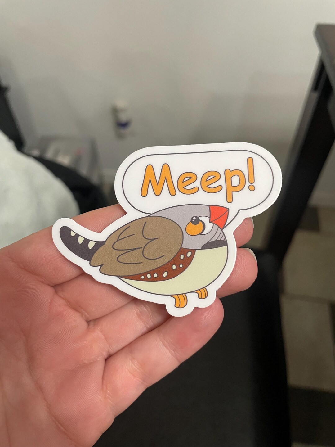 Meep Finch Sticker - Etsy