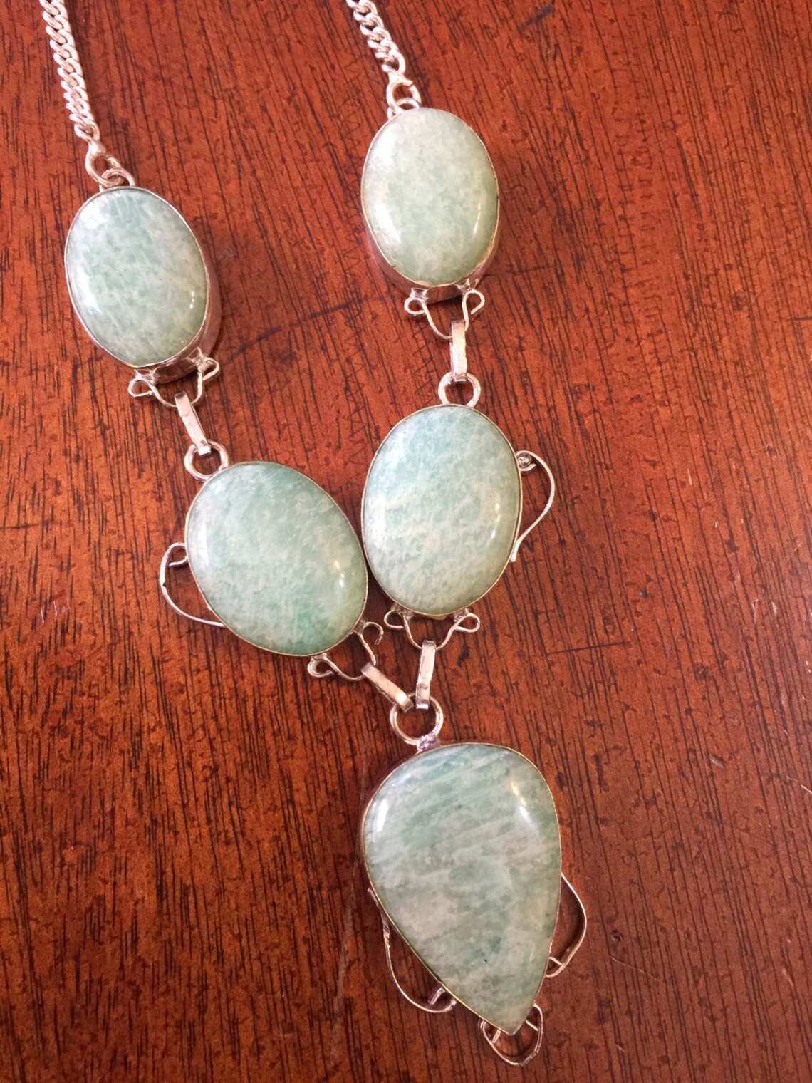 Chunky Healing Agate Necklace Light BlueAgate Necklace Light | Etsy