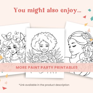 Snuggly Kittens, DIY Paint Party Template, Printable Canvas Art for ...