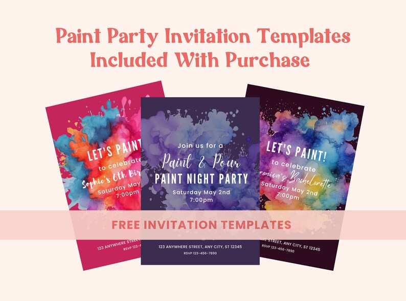 Afro Woman in Hat, DIY Paint Party Template, Printable Canvas Art for ...