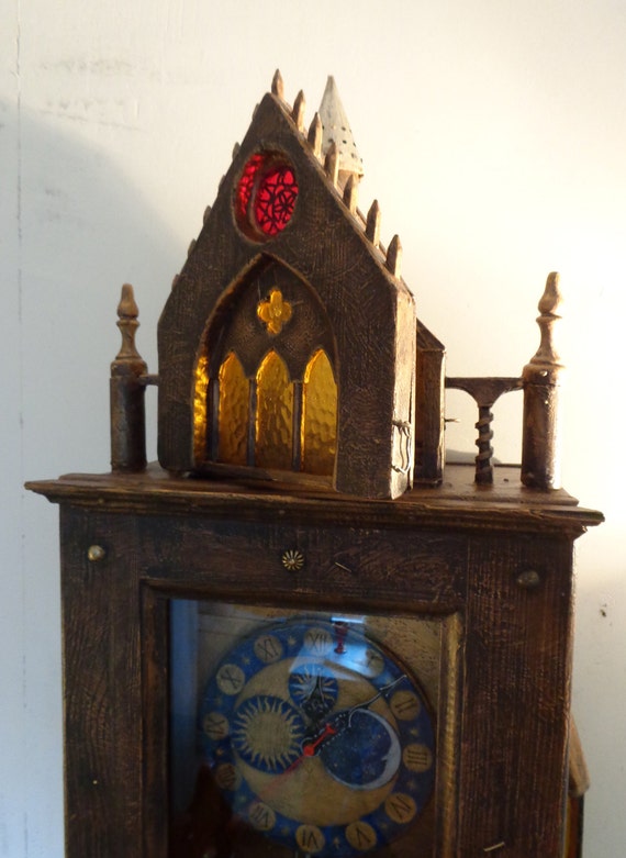 Gothic clock Etsy