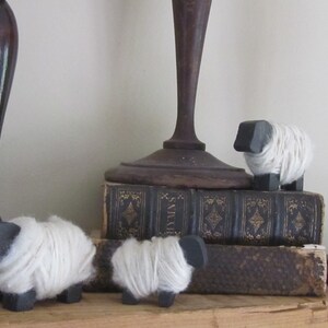 prim sheep as country decorations