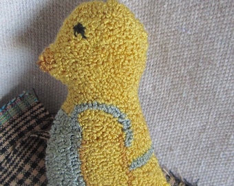 Mama Chick Punch Needle Pattern: Spring Easter Bowl Filler (PDF Pattern)