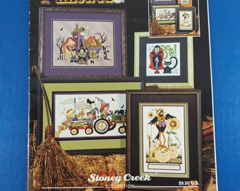 Halloween Cross Stitch Chart Harvest Haunts by Stoney Creek Collection Counted Cross Stitch Book 401