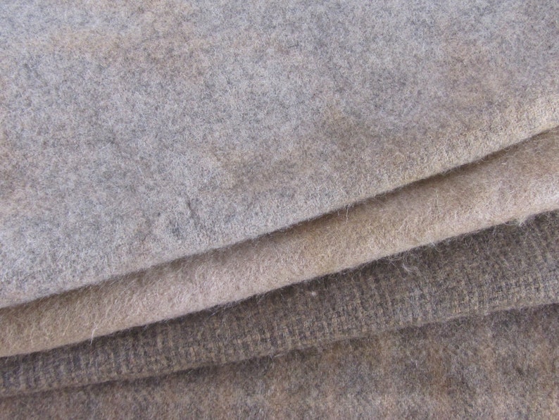 Hand Dyed Felted Wool Fat Quarters Camel Brown Hand Overdyed Rug Hooking Hooked Rug Wool Felted Wool Applique Wool -Penny Rug Wool