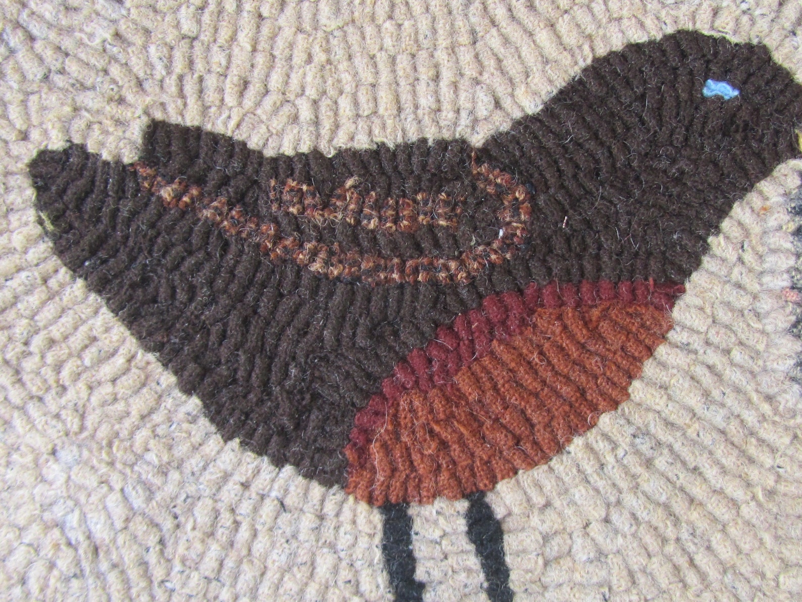 Hooked Rug Pattern for Spring Robin Instant Download | Etsy