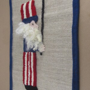 Hooked Rug Pattern for Uncle Sam Patriotic American Flag Full Size Pattern Instant Download Digital Rug Hooking pdf image 5