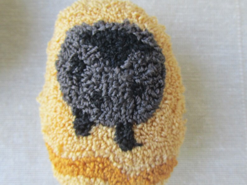 Primitive Punch Needle Kit Easter Eggs Sheep Egg Chick Etsy