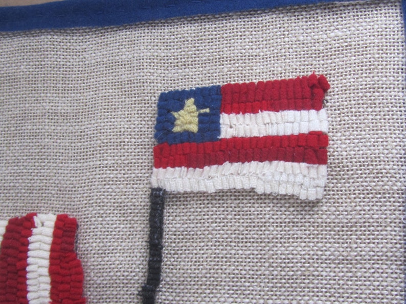 Hooked Rug Pattern for Uncle Sam Patriotic American Flag Full Size Pattern Instant Download Digital Rug Hooking pdf image 3