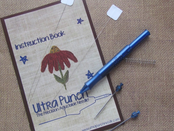 Adjustable Ultra Punch Needle Set: Embroidery Tool with 3 Needles