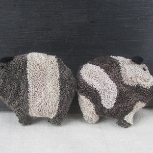 Primitive Pigs Punch Needle Pattern: Prim Bowl Filler (PDF Pattern)