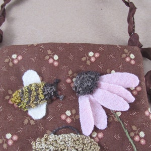 Punch Needle Punchneedle Sommer Ditty Bag Bienenstock, Blume Punchnadel PDF E-Muster E-Muster Instant Download Bild 6