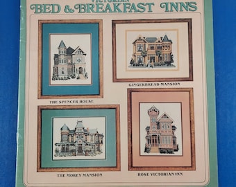 Cross Stitch Chart Victorian Bed & Breakfast Inns by Debbie Patrick - Counted Cross-Stitch Pattern Including framable lithographs of inns