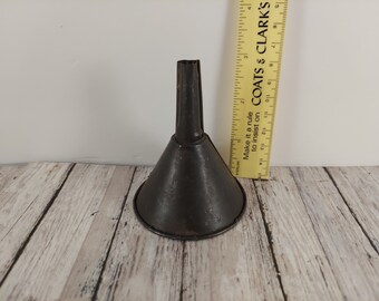 Vintage Small Metal Funnel for Crafts - Snowman Hat - Make-do - Punch Needle - Wool - Cross Stitch