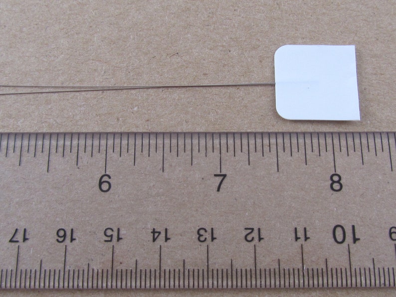 close-up of ruler showing length