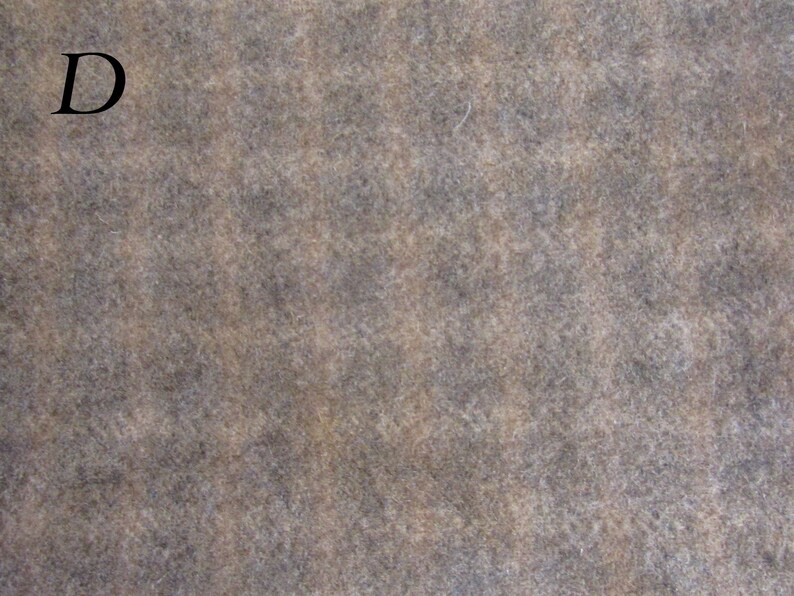 Hand Dyed Felted Wool Fat Quarters Camel Brown Hand Overdyed Rug Hooking Hooked Rug Wool Felted Wool Applique Wool -Penny Rug Wool