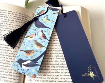 Garden Birds Bookmark: Let these garden friends keep your place! Illustrated Nature-inspired Book Accessory