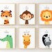 Emily reviewed Kids wall art, Nursery wall art, Nursery prints, Safari nursery, Animal nursery, Jungle animal prints, New baby gift, Nursery print, Neutral