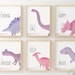 Set of 6 Dinosaur Nursery Prints, Nursery Wall Art, Dinosaur Decor ...