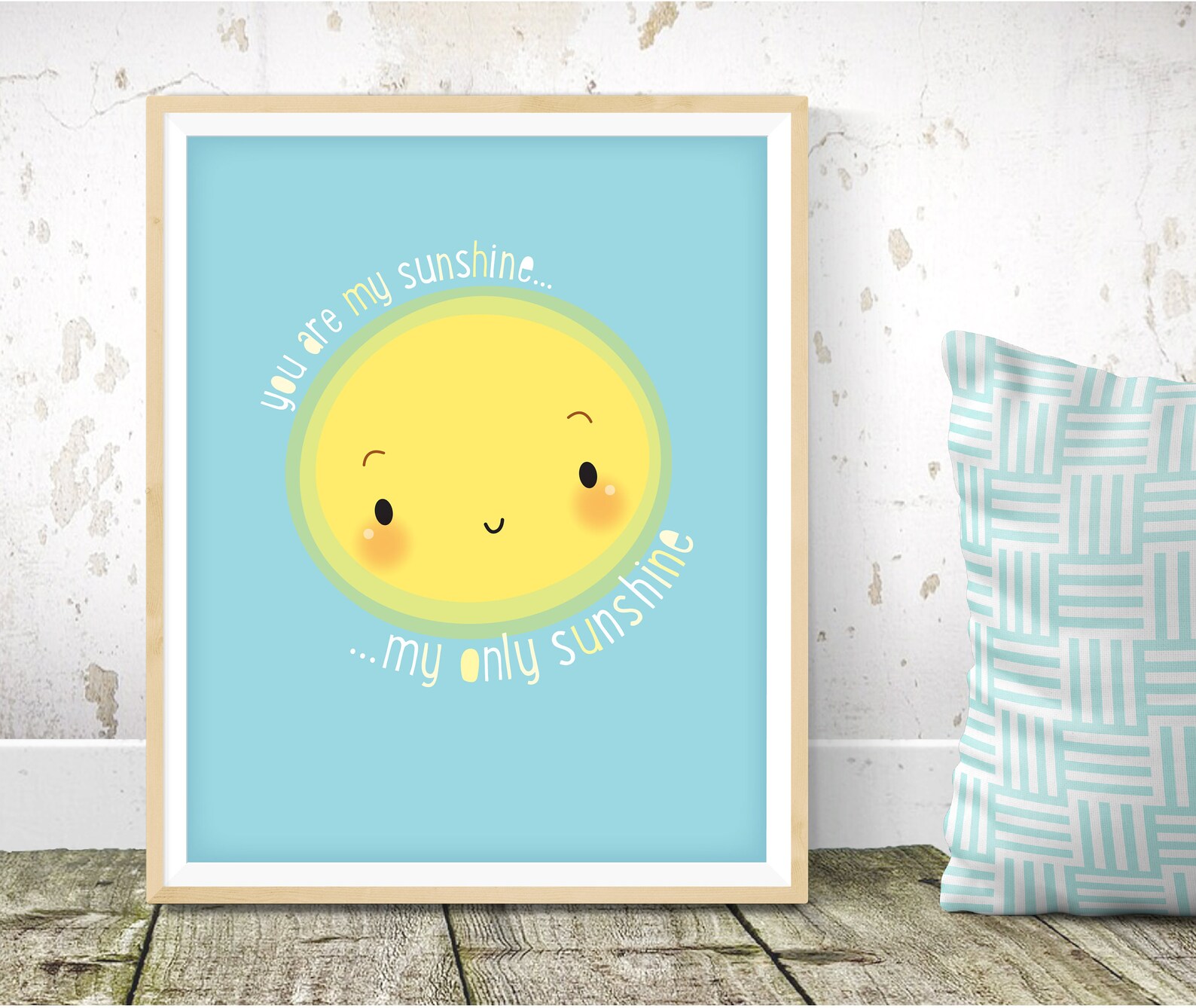 You Are My Sunshine Nursery Wall Art Baby Nursery Decor Etsy