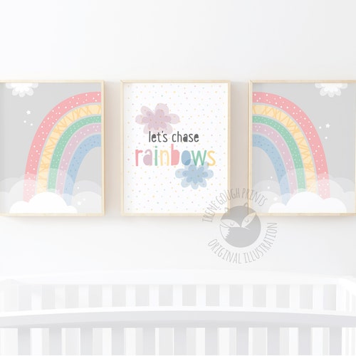 Girls Nursery Decor Nursery Wall Art Girls Nursery Prints Etsy