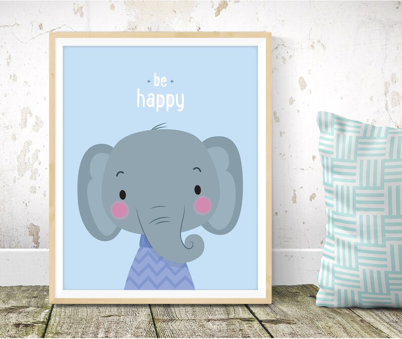 Animal nursery prints nursery wall art set of 3 kids wall image 1