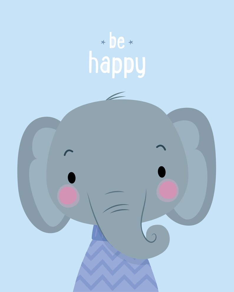 Animal nursery prints nursery wall art set of 3 kids wall image 4