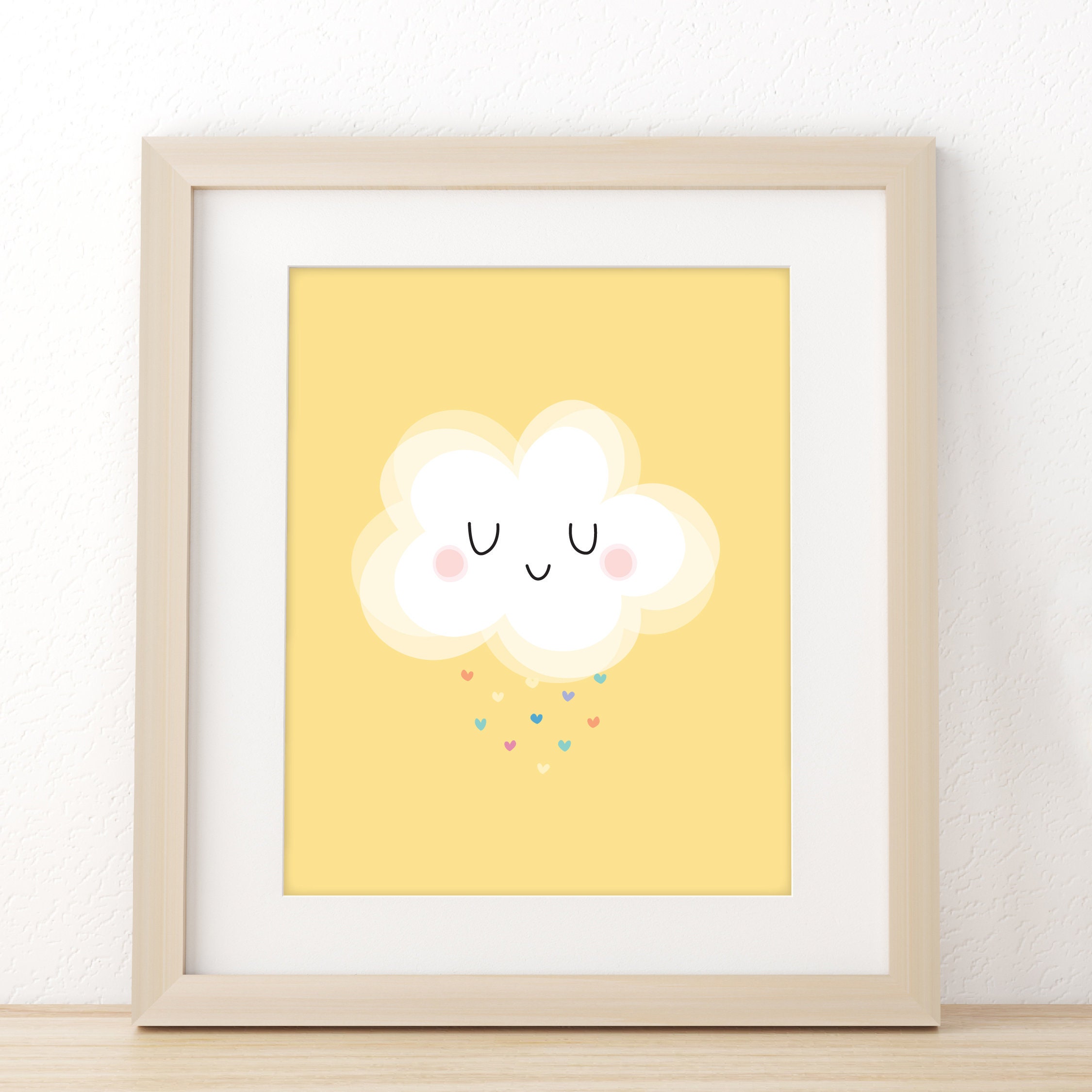 Nursery Wall Art Nursery Decor Cloud Set of 3 Prints Etsy