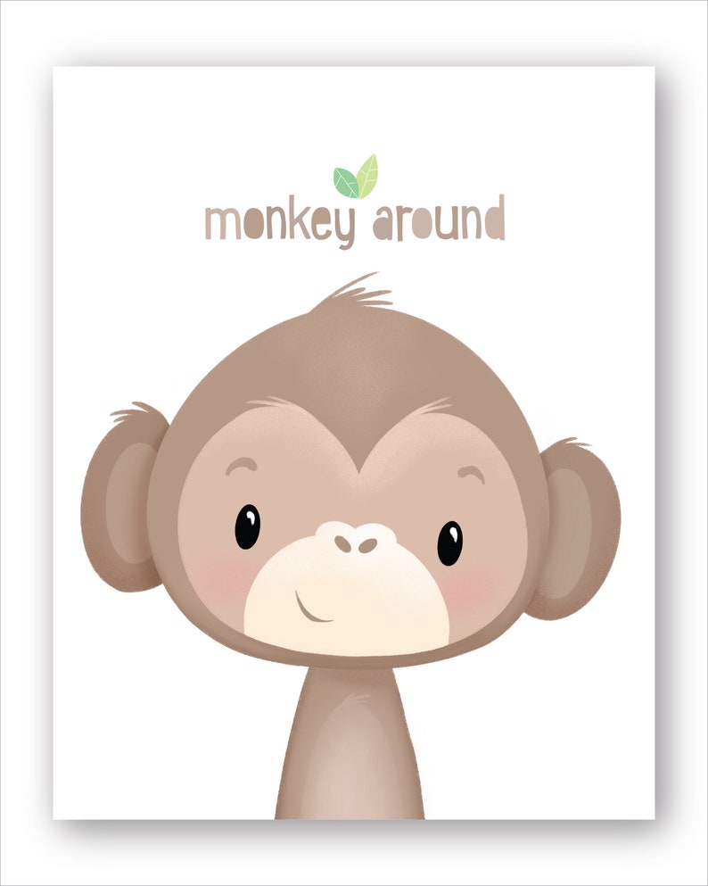 Kids decor Kids wall art Set of prints Nursery decor Nursery prints Jungle animal prints Nursery wall art Safari nursery Animal art