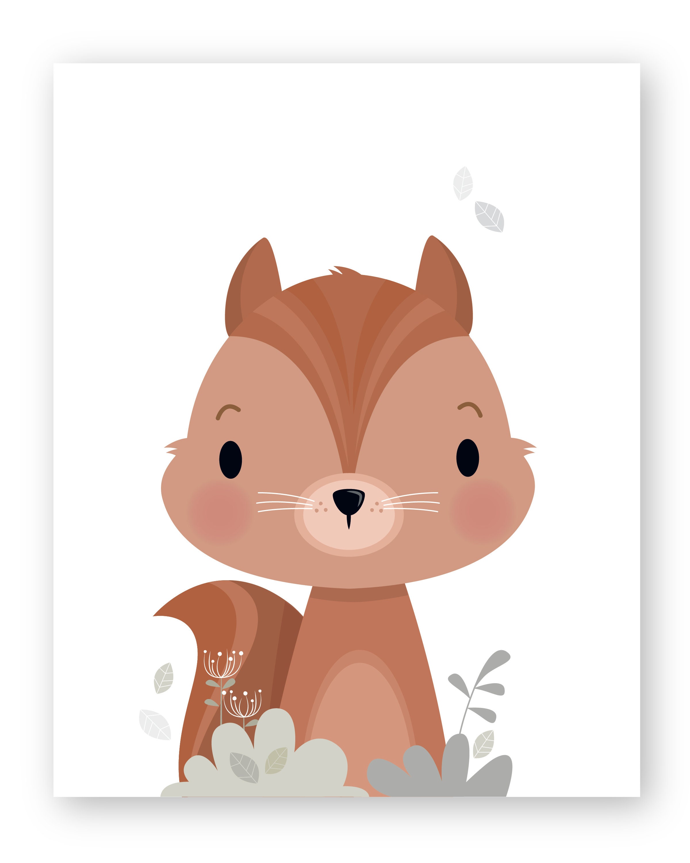 Woodland Nursery Wall Art Animal Nursery Decor Woodland Etsy