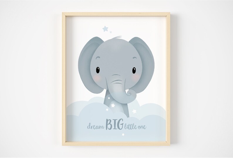 Dream big little one Nursery decor Nursery wall art Etsy