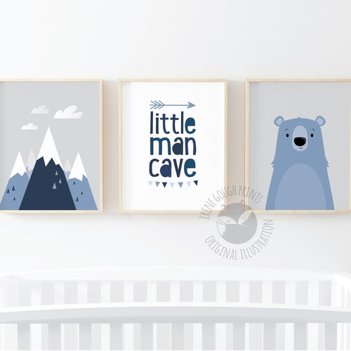 Adventure Nursery Wall Art Set of 3 Nursery Prints Kids Wall Etsy