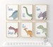 Set of 6 Dinosaur nursery prints, nursery wall art, dinosaur decor, boys room wall art, kids room decor, dinosaur art, inspirational text 