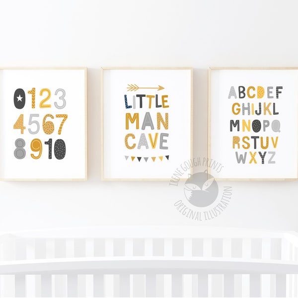 Yellow Nursery Art Etsy UK