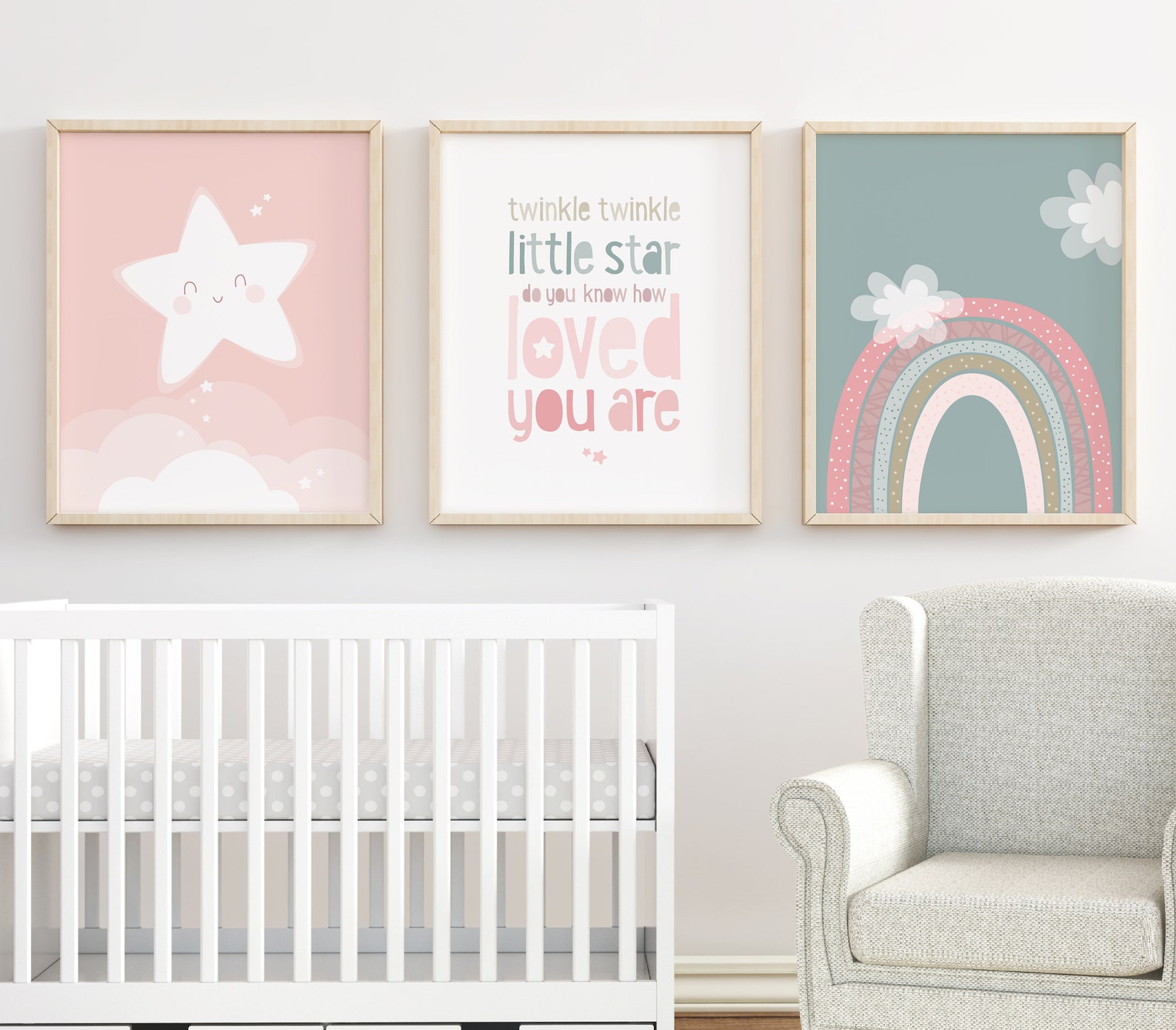 Girls Nursery Decor Nursery Wall Art Girls Nursery Prints - Etsy