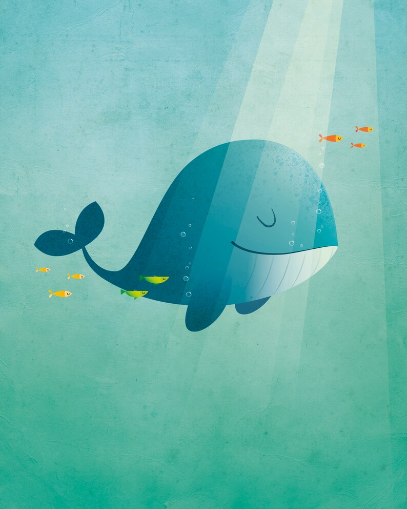 Nursery Wall Art Whale Print Nursery Print Nursery Decor Etsy Australia